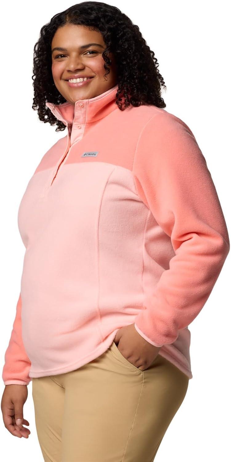 imageColumbia womens Benton Springs 12 Snap PulloverPink SandAlpenglow