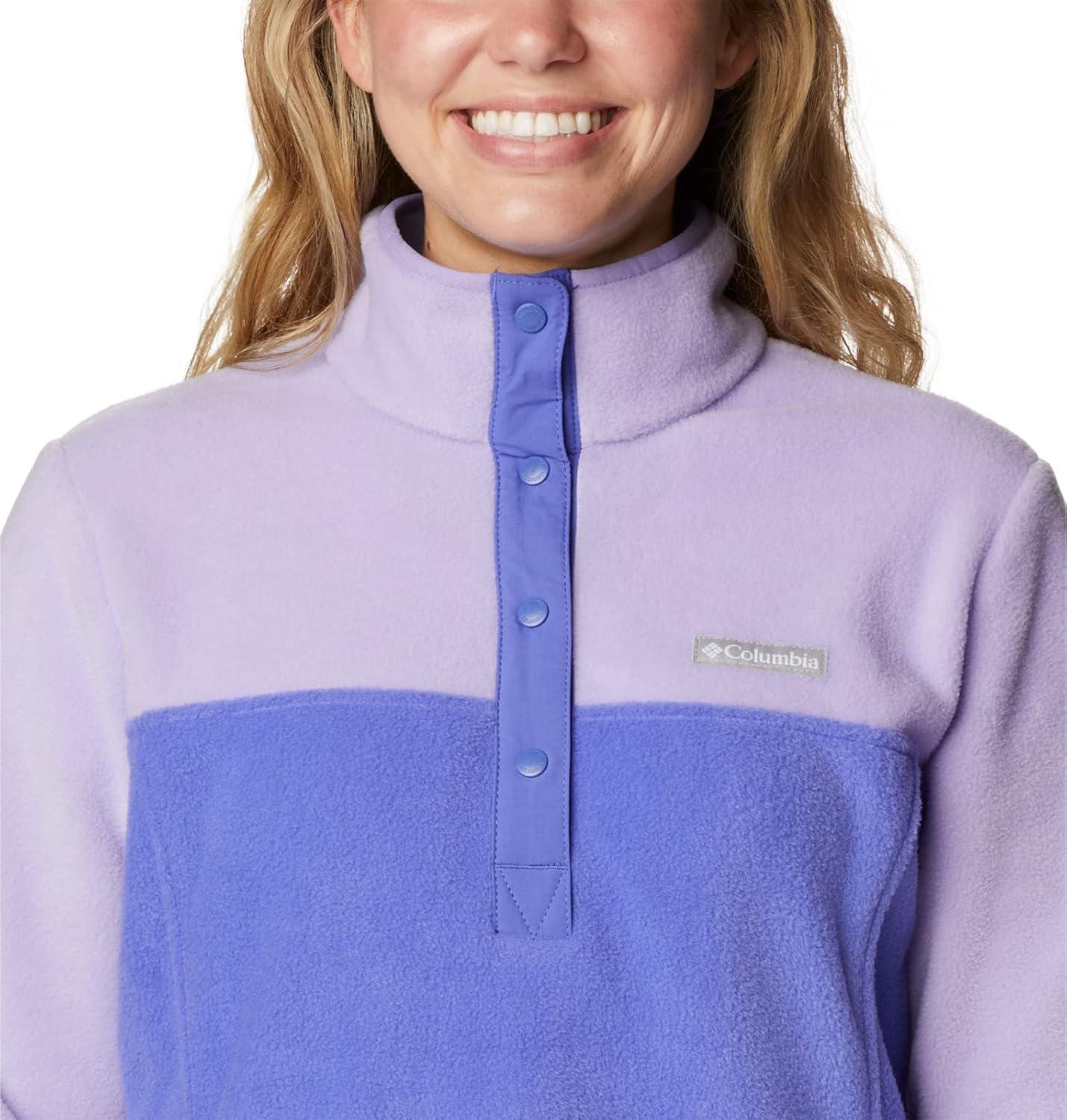 imageColumbia womens Benton Springs 12 Snap PulloverPurple LotusFrosted Purple