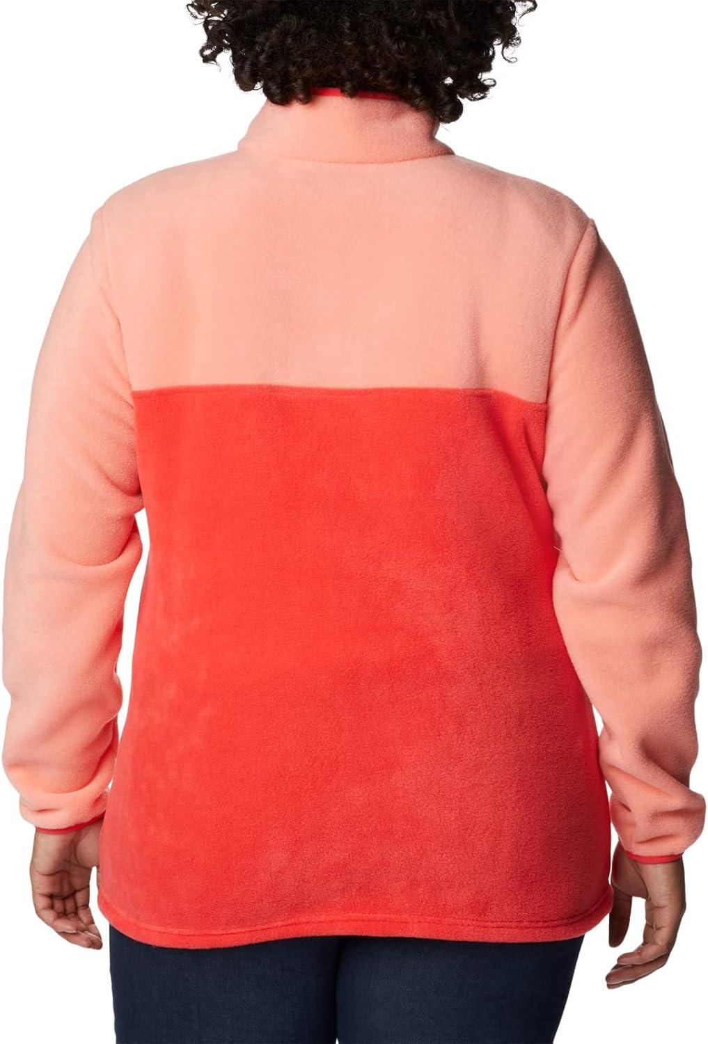imageColumbia womens Benton Springs 12 Snap PulloverRed HibiscusCoral Reef