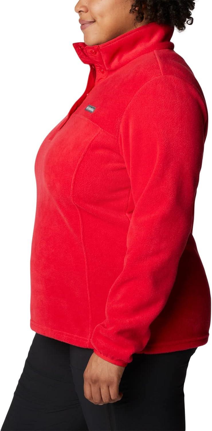 imageColumbia womens Benton Springs 12 Snap PulloverRed Lily