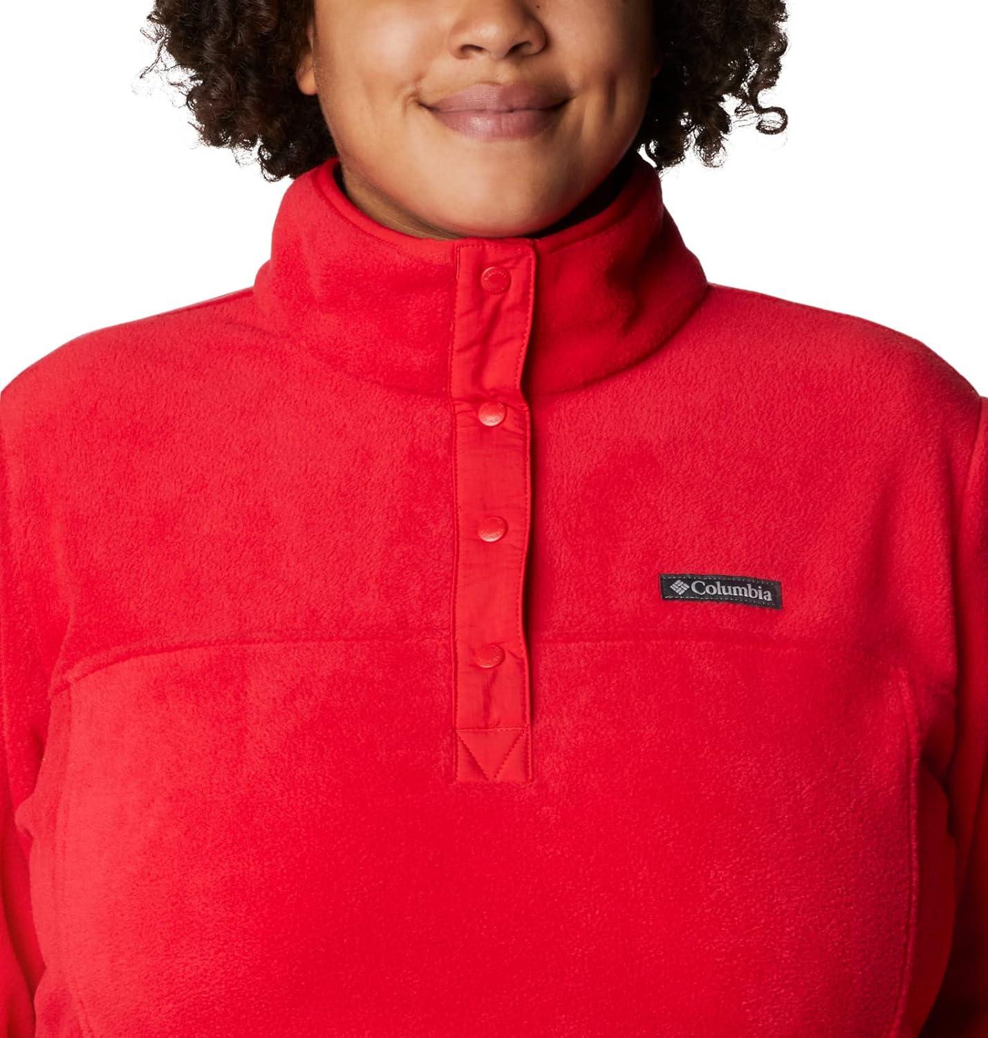 imageColumbia womens Benton Springs 12 Snap PulloverRed Lily