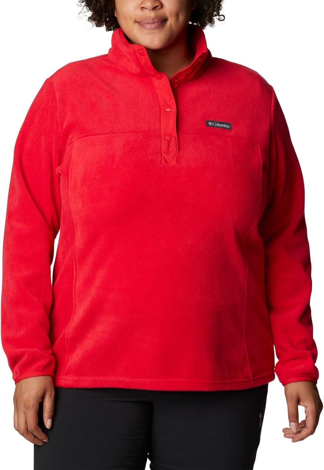 imageColumbia womens Benton Springs 12 Snap PulloverRed Lily
