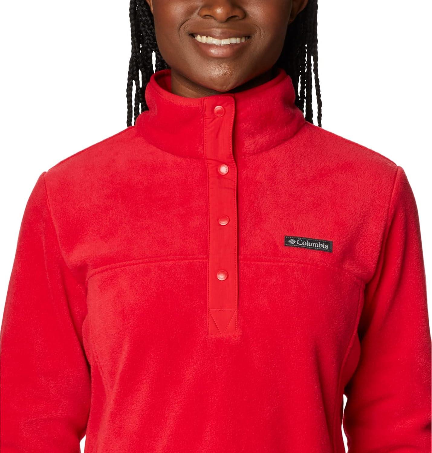 imageColumbia womens Benton Springs 12 Snap PulloverRed Lily