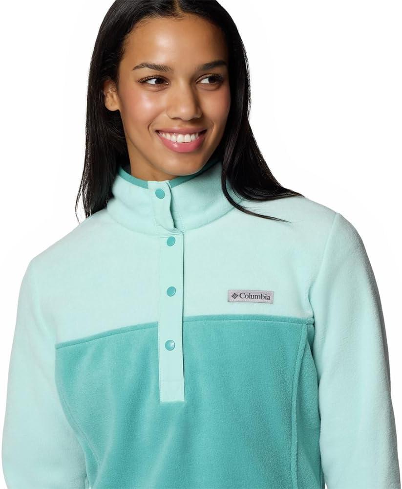 imageColumbia womens Benton Springs 12 Snap PulloverTealSpray