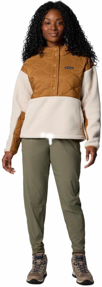 imageColumbia womens Cloud Point Hooded FleeceCamel BrownDark Stone