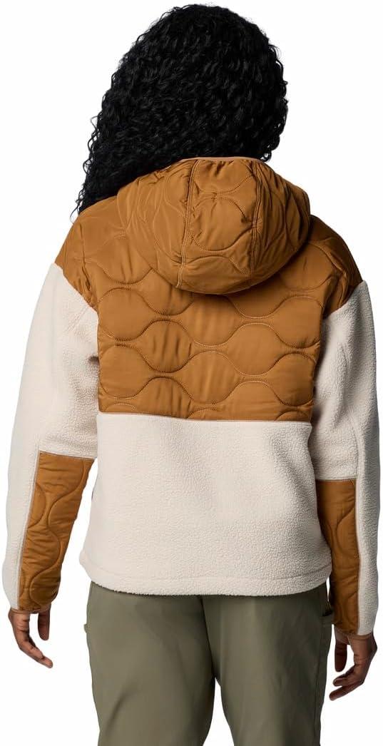 imageColumbia womens Cloud Point Hooded FleeceCamel BrownDark Stone
