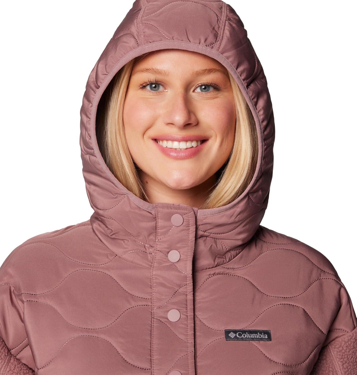 imageColumbia womens Cloud Point Hooded FleeceFig