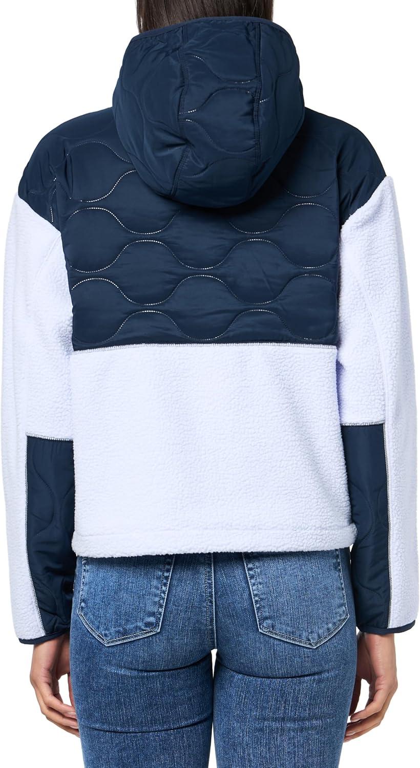 imageColumbia womens Cloud Point Hooded FleeceSnowdriftCollegiate Navy