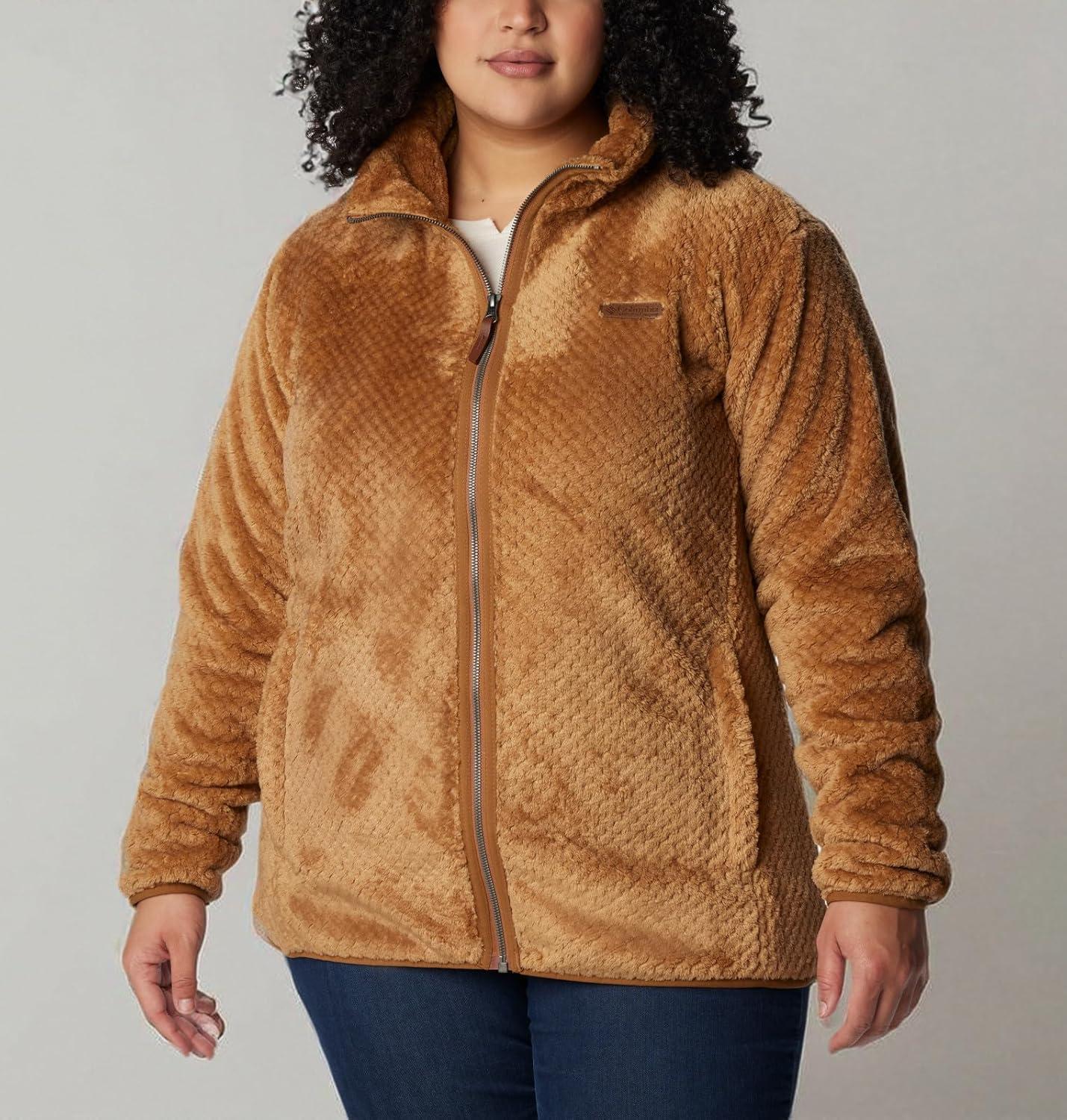 imageColumbia womens Fire Side Ii Sherpa Full ZipCamel Brown