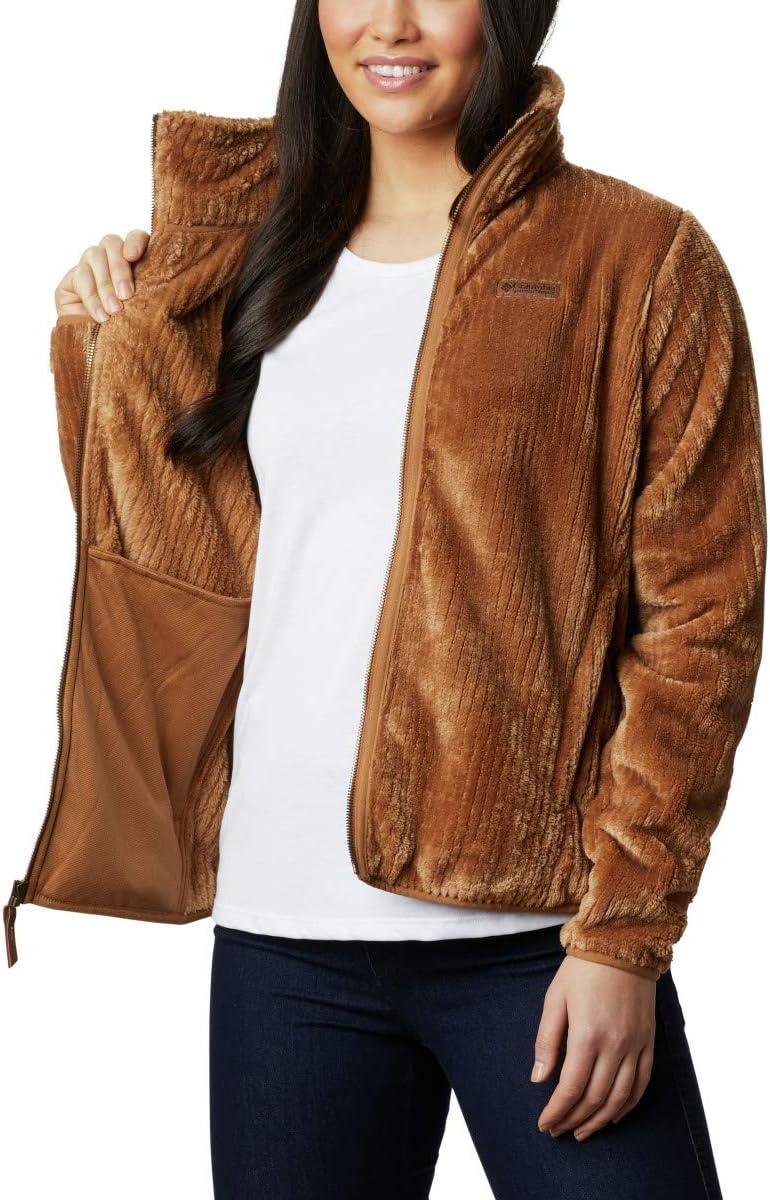 imageColumbia womens Fire Side Ii Sherpa Full ZipElk Stripe