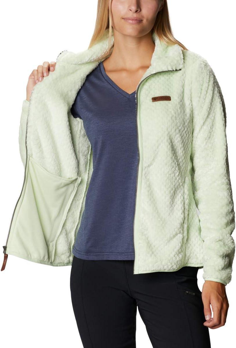 imageColumbia womens Fire Side Ii Sherpa Full ZipLight Lime