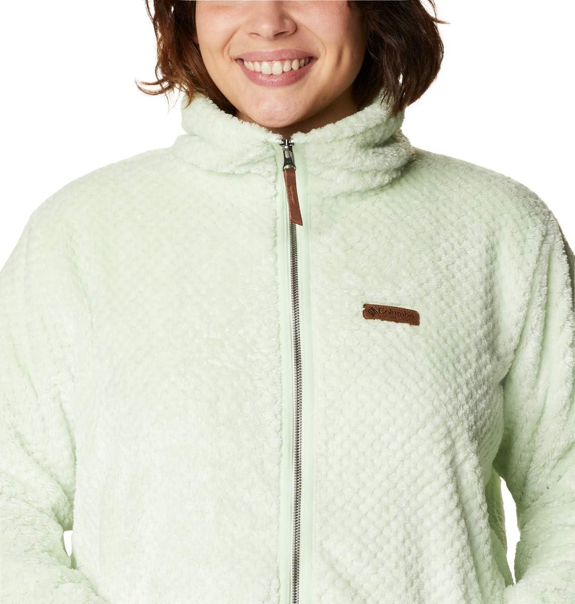 imageColumbia womens Fire Side Ii Sherpa Full ZipLight Lime