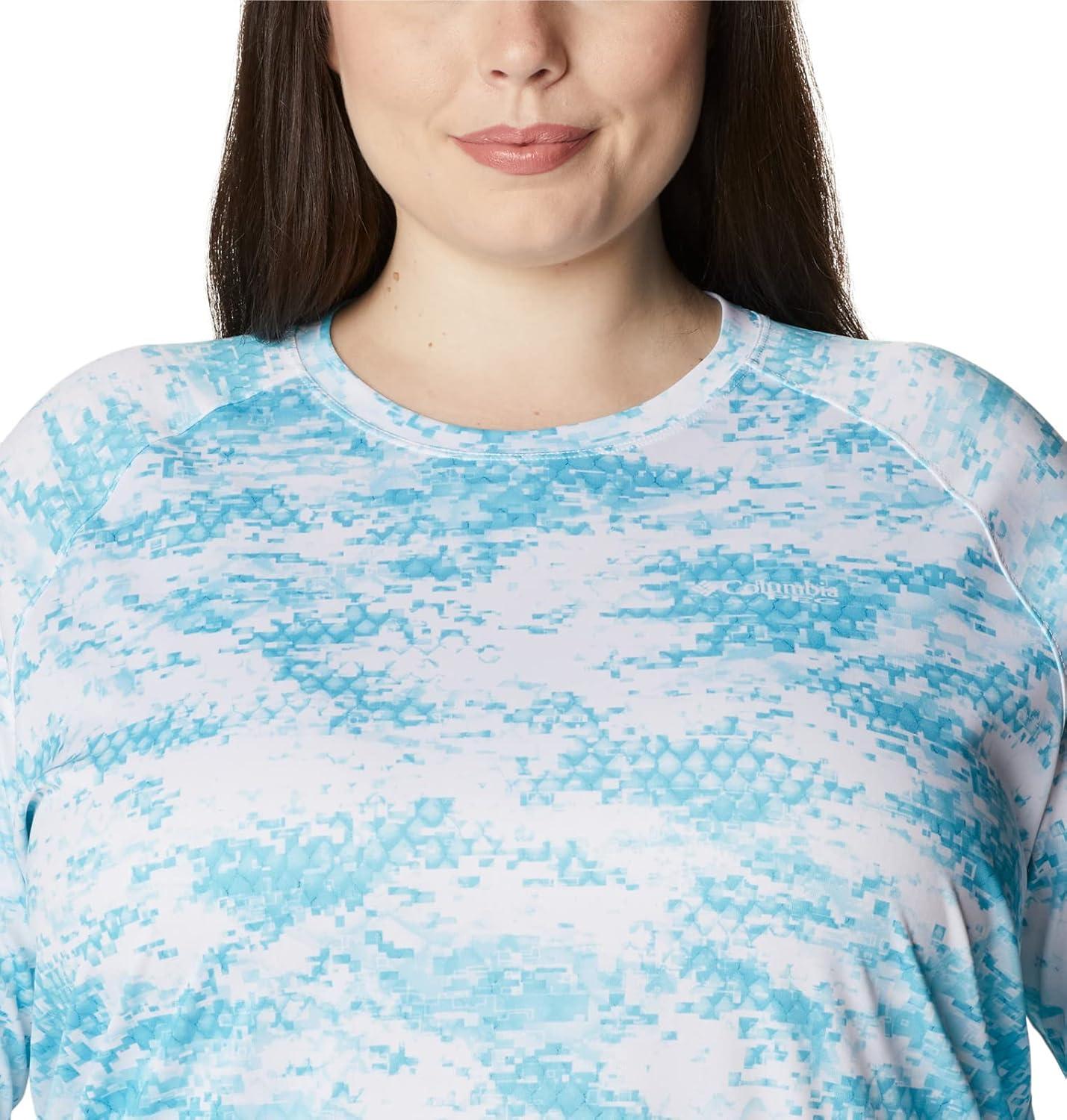 imageColumbia womens Super Tidal Tee Long SleeveAtoll Pfg Camo Print