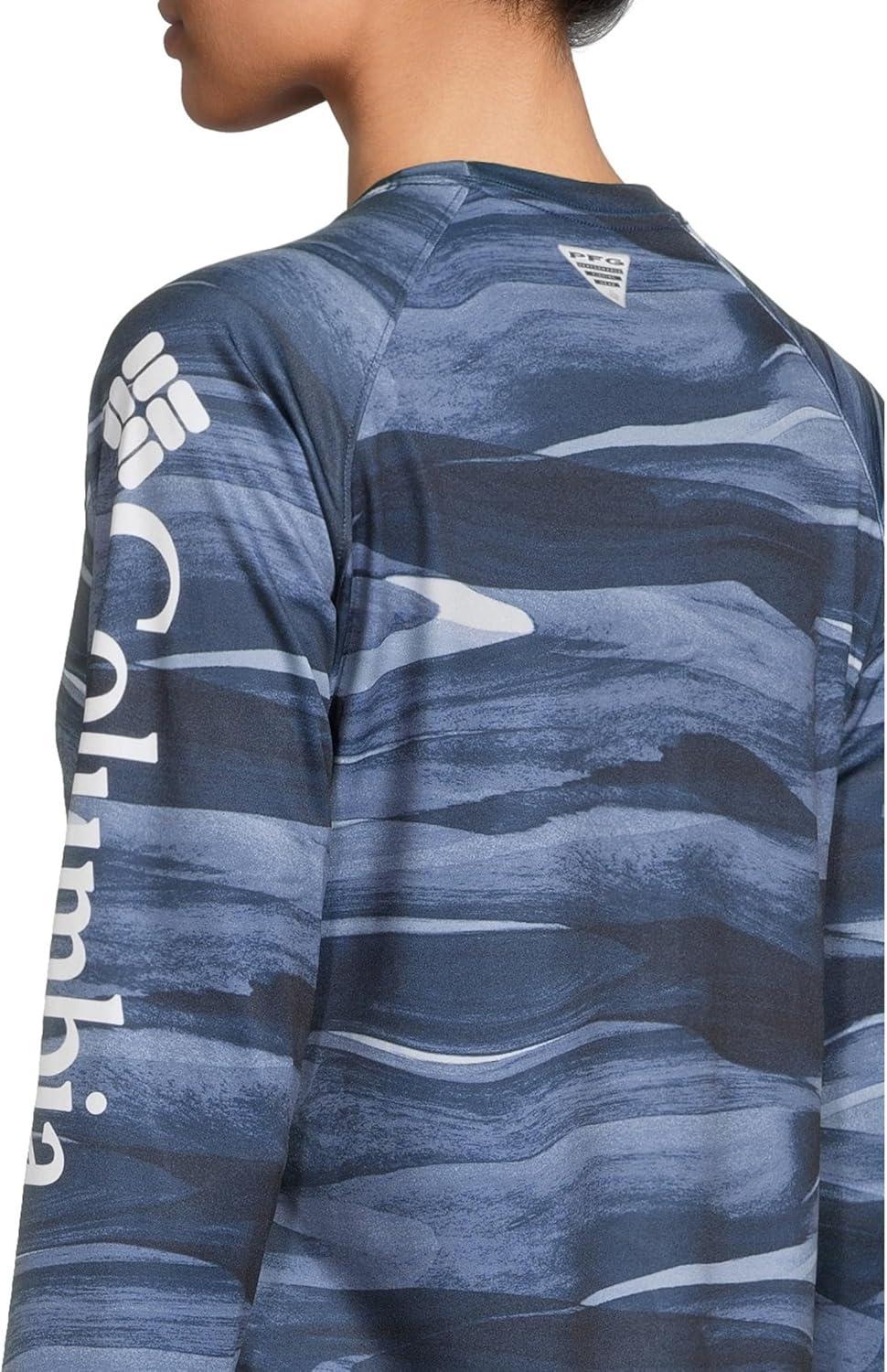 imageColumbia womens Super Tidal Tee Long SleeveCollegiate Navy Obsidian