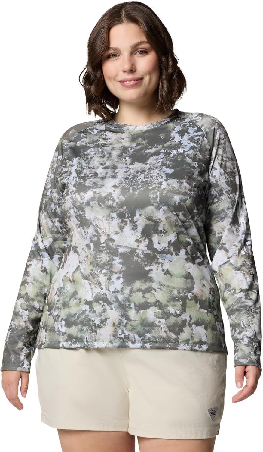 imageColumbia womens Super Tidal Tee Long SleeveCypress Seamoss