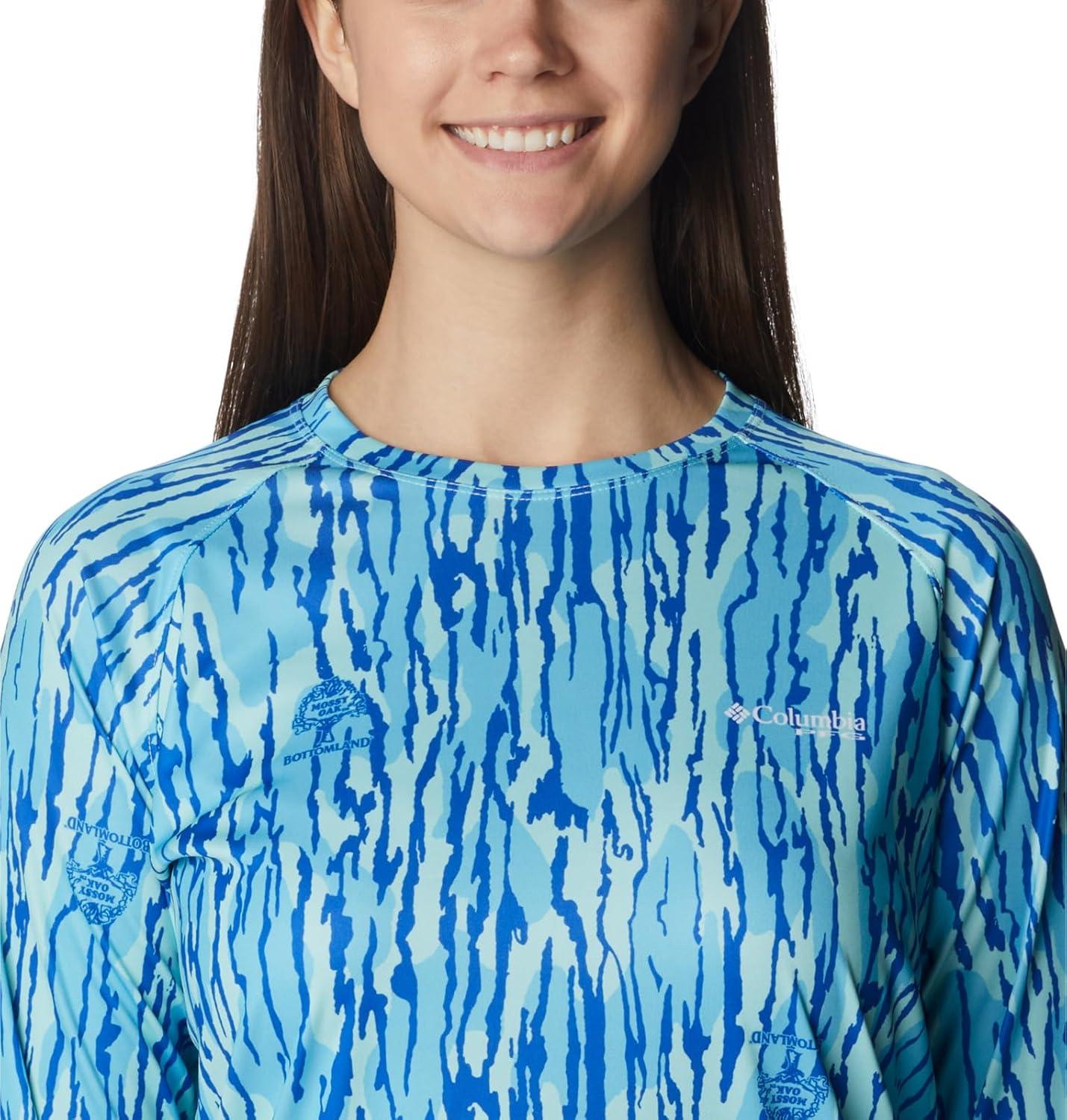 imageColumbia womens Super Tidal Tee Long SleeveGulf Stream Mossy Oak Bottomland