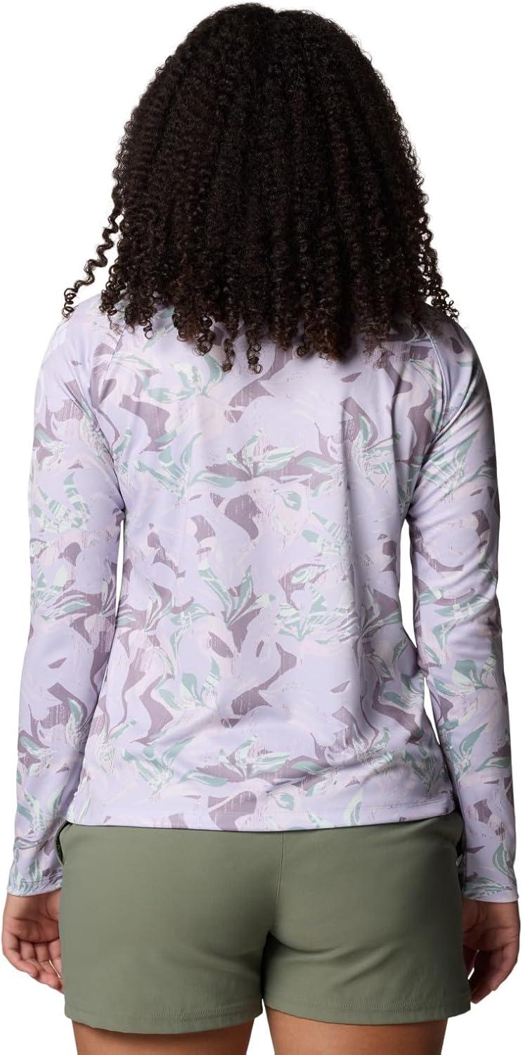 imageColumbia womens Super Tidal Tee Long SleeveLavender Pearl Undertow