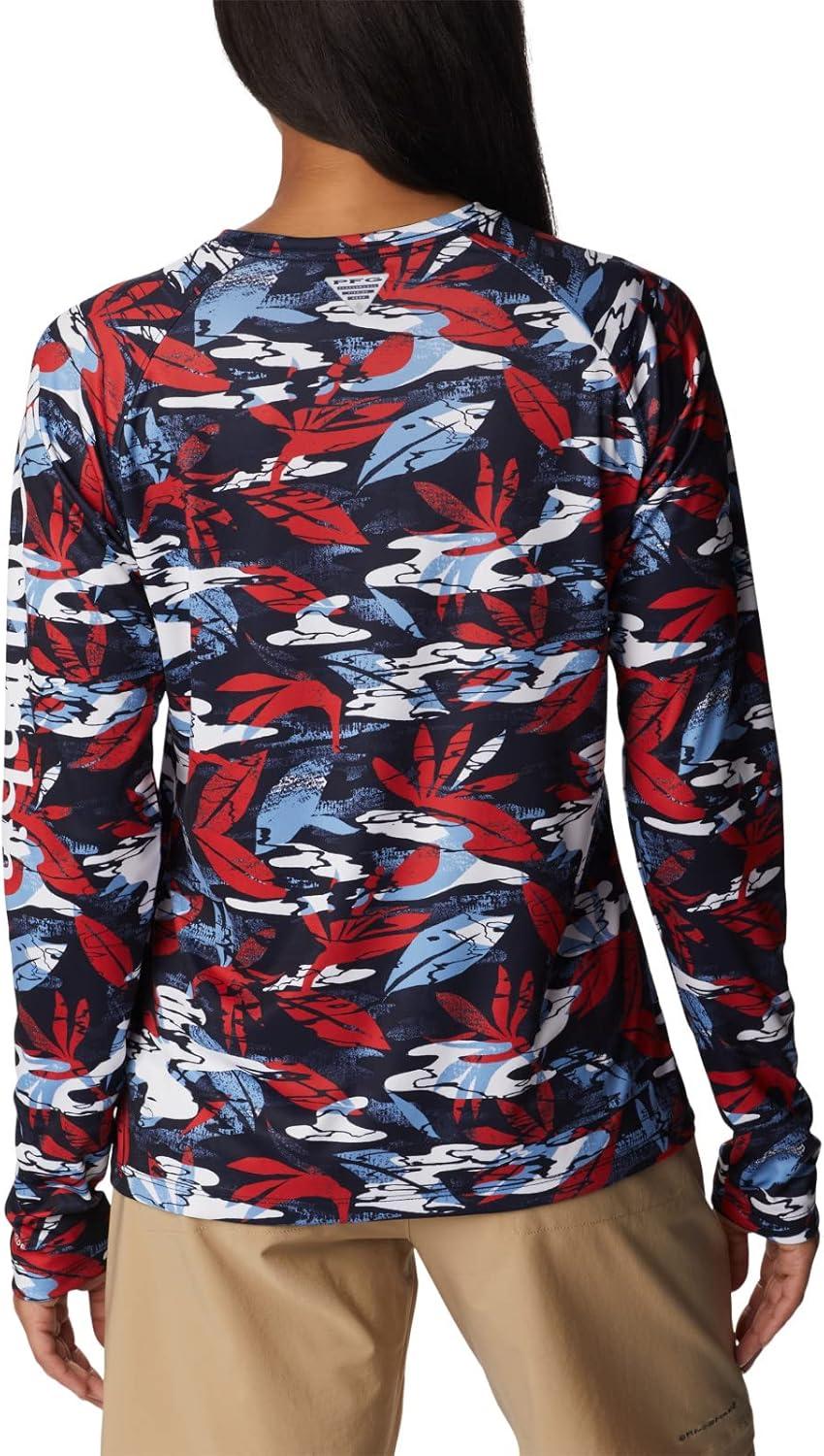imageColumbia womens Super Tidal Tee Long SleeveRed Spark Shorebreak