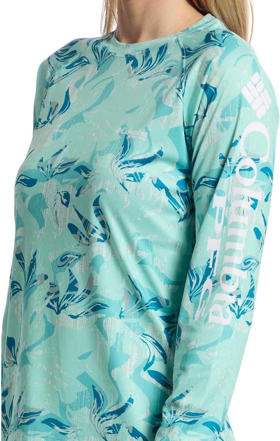 imageColumbia womens Super Tidal Tee Long SleeveSpray Undertow
