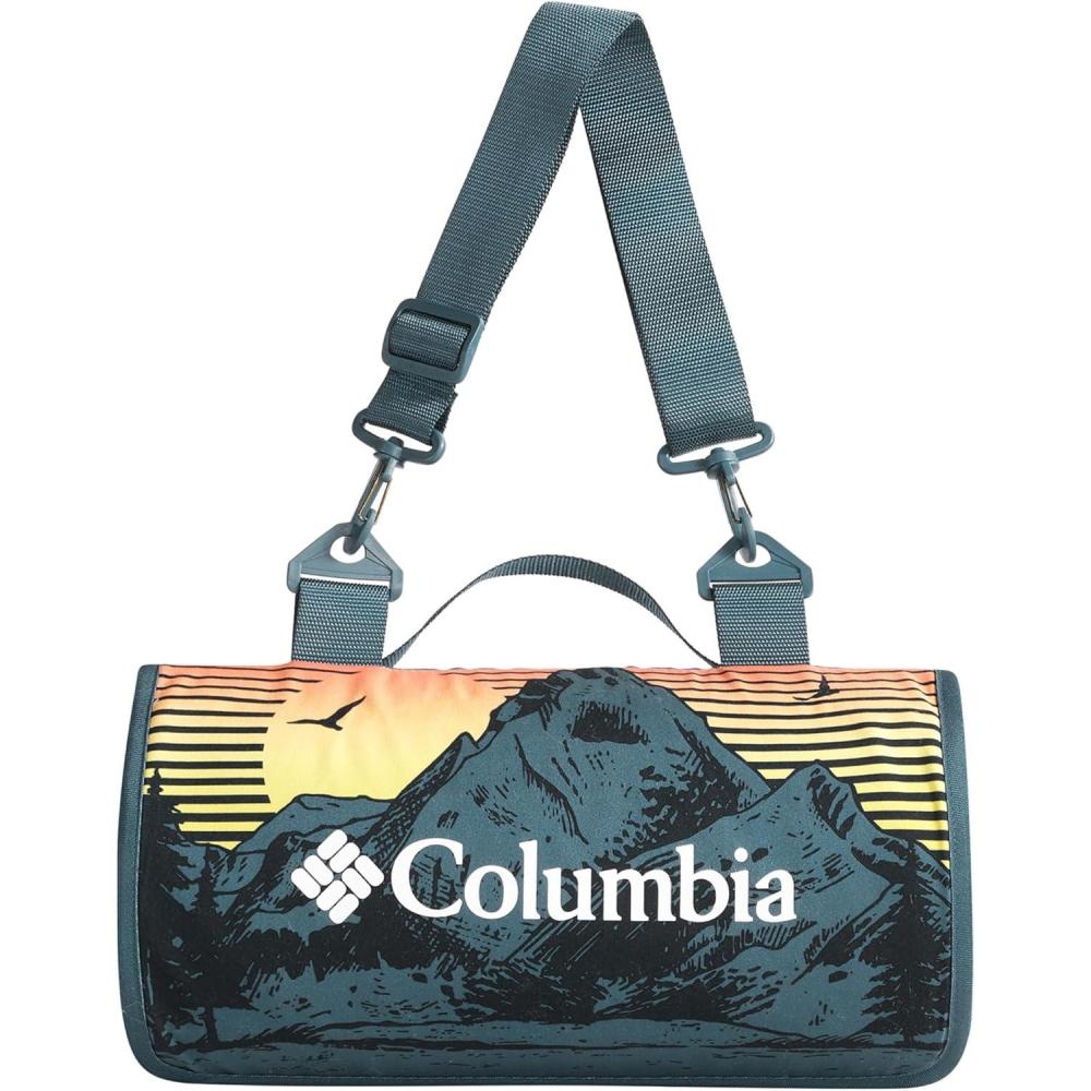 imageColumbia 72quot x 72quot Lightweight Packable Tote Blanket Warm ampamp Cozy Outdoor Essentials for Camping Picnics and Adventures 100 Polyester Fill Waterproof Printed Microfiber Rodney SteelRodney Steel