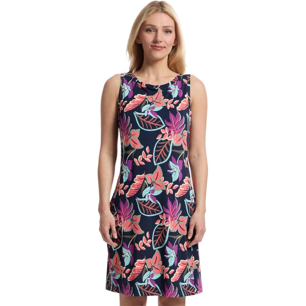 imageColumbia Chill River Printed DressHot Coral Pasteled