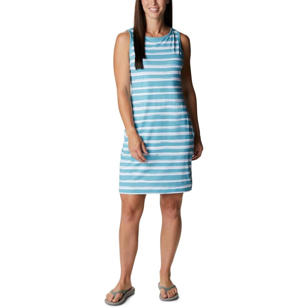 imageColumbia Chill River Printed DressSea Wave Brush Stripe