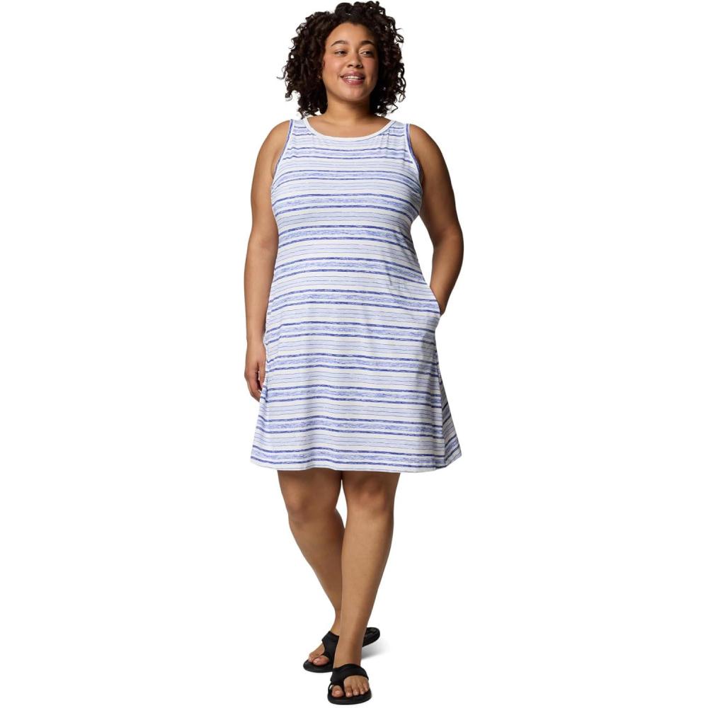 imageColumbia Chill River Printed DressSnowdrift Spaced Stripe