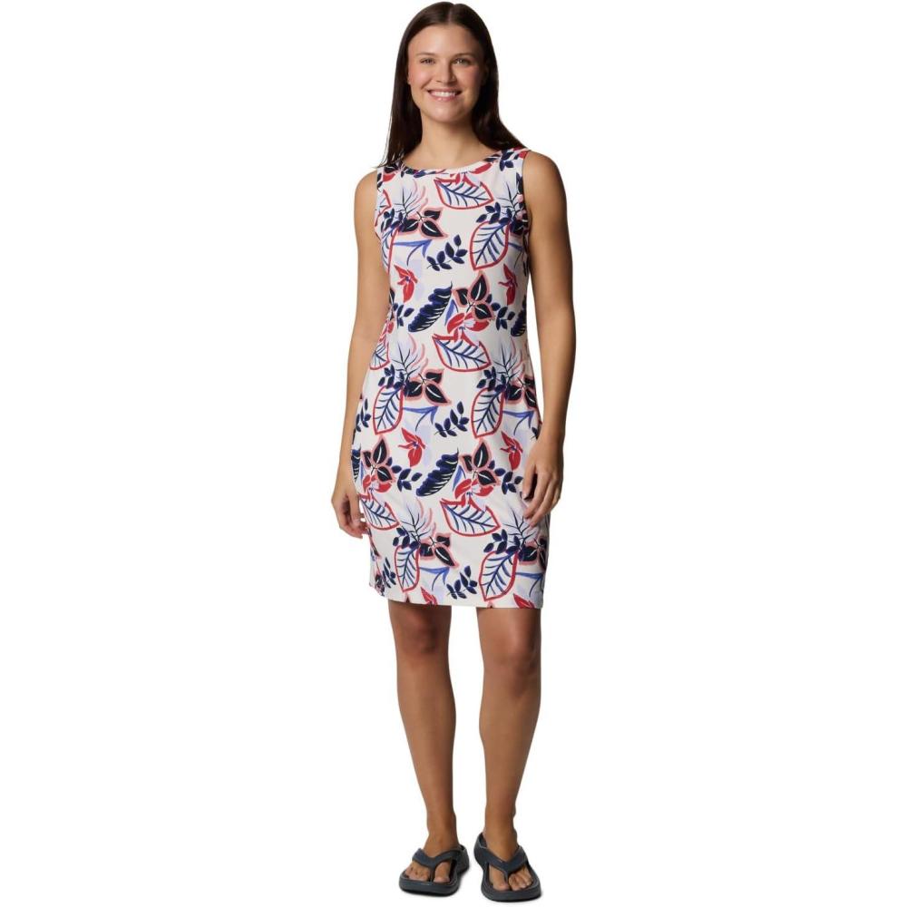 imageColumbia Chill River Printed DressWhite Pasteled