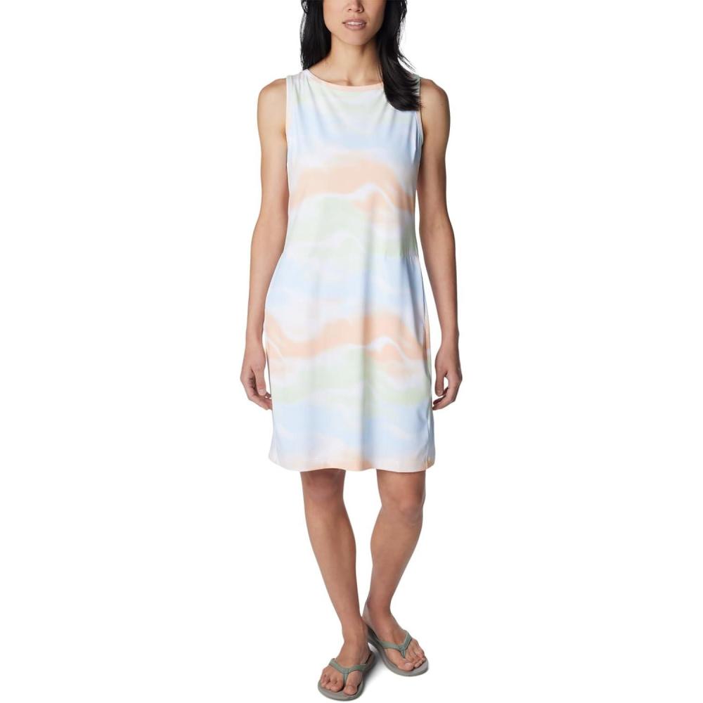 imageColumbia Chill River Printed DressWhite Undercurrent