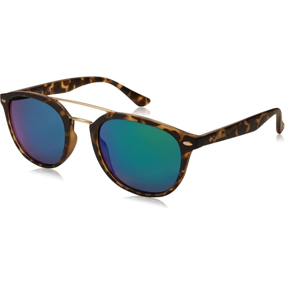imageColumbia Firecamp Round SunglassesMatte TortoiseGreen Flash Polarized