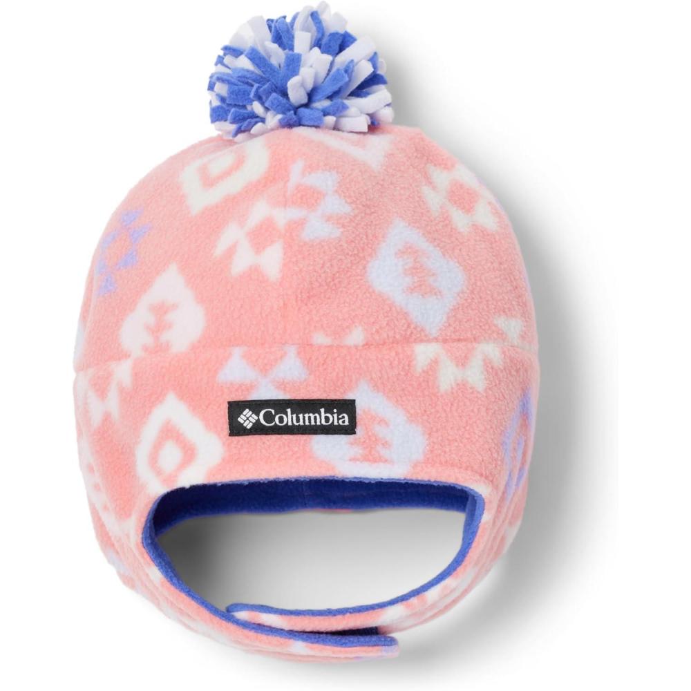imageColumbia Girls Frosty Trail Ii Earflap BeanieHot Coral Hinterland