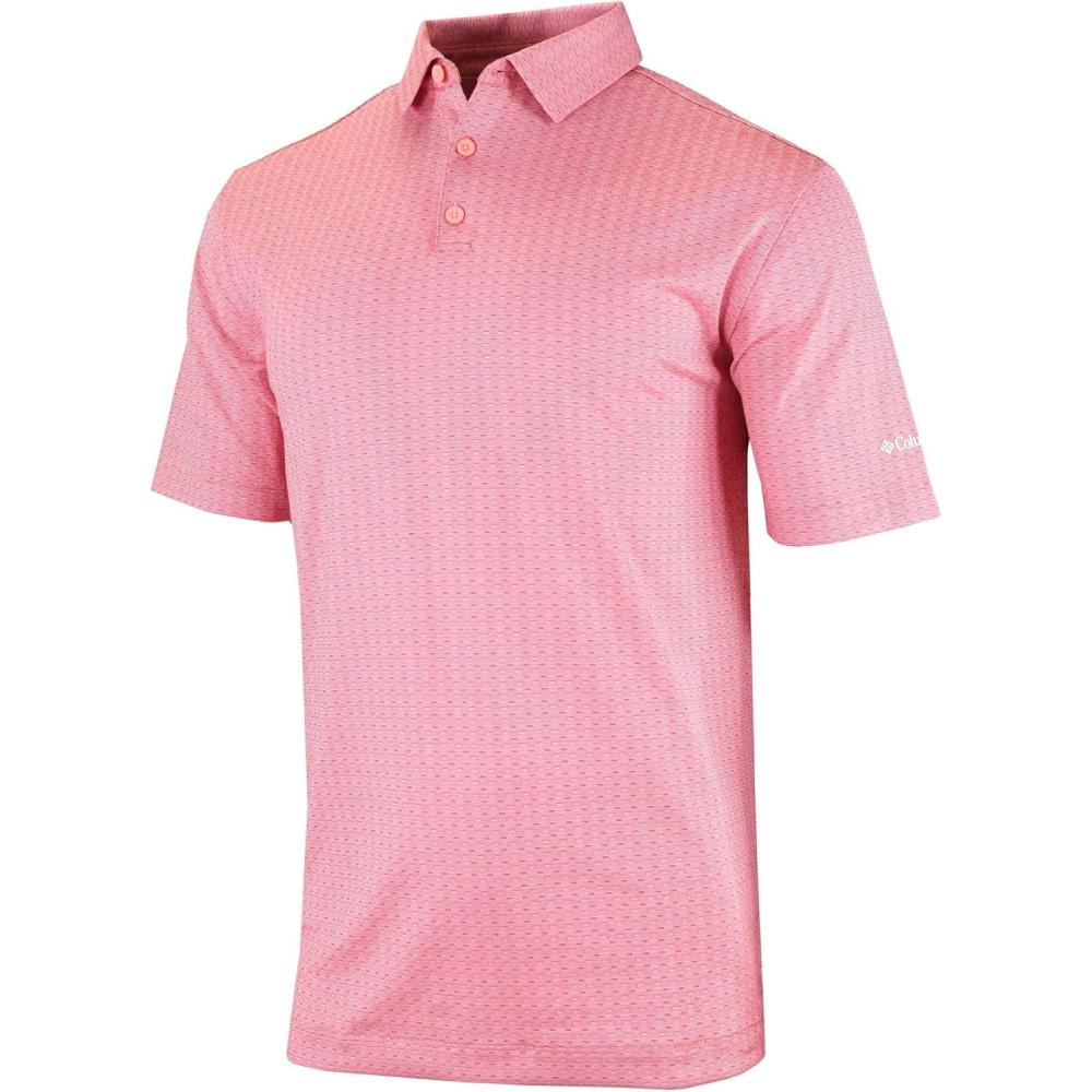imageColumbia Golf Mens OmniWick Crosswater Ridge PoloSorbet