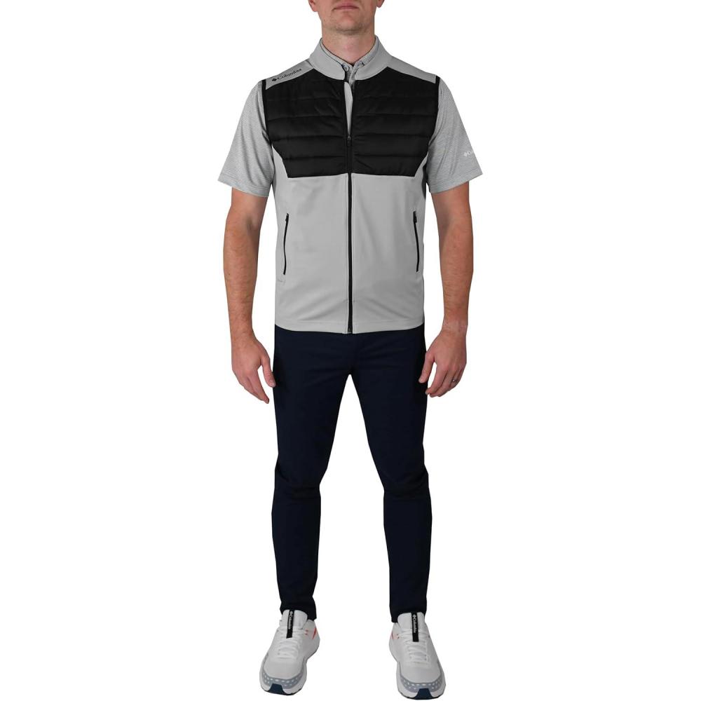 imageColumbia Golf Mens OmniWick In The Element Full Zip VestCool Grey