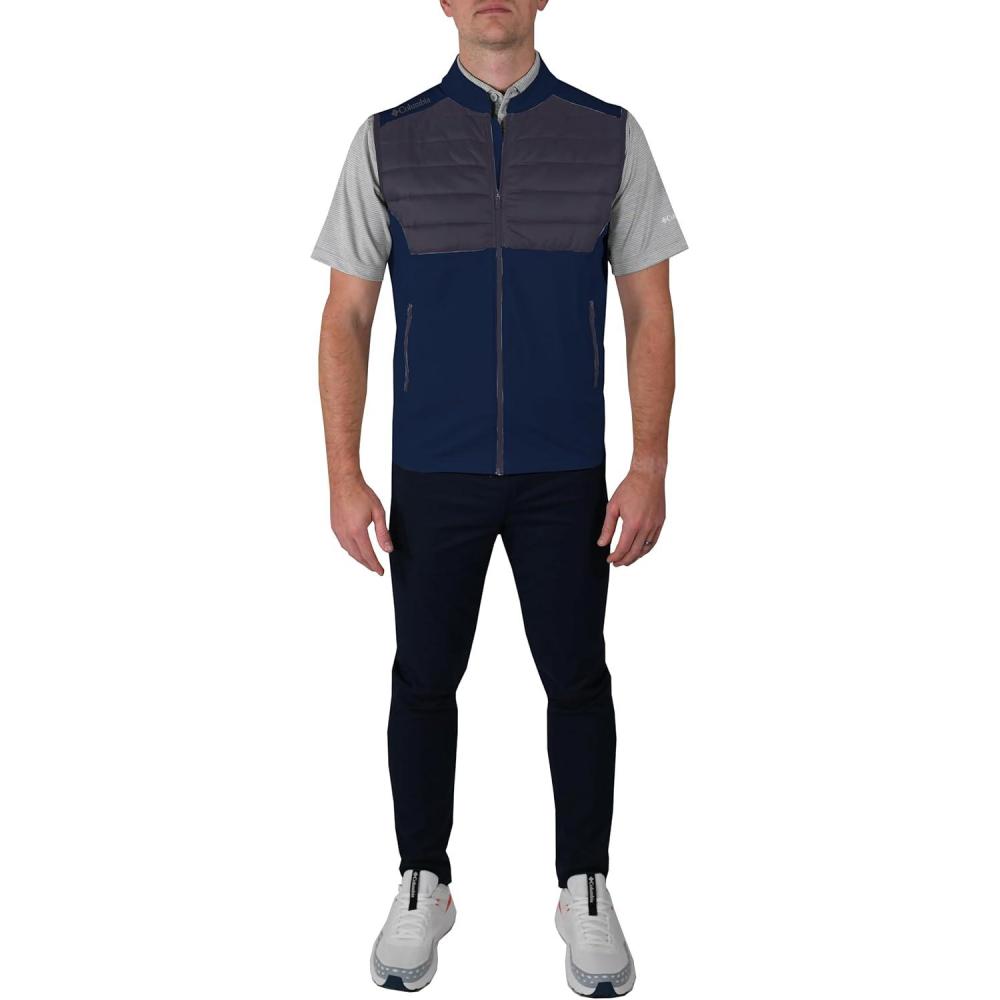 imageColumbia Golf Mens OmniWick In The Element Full Zip VestNavy