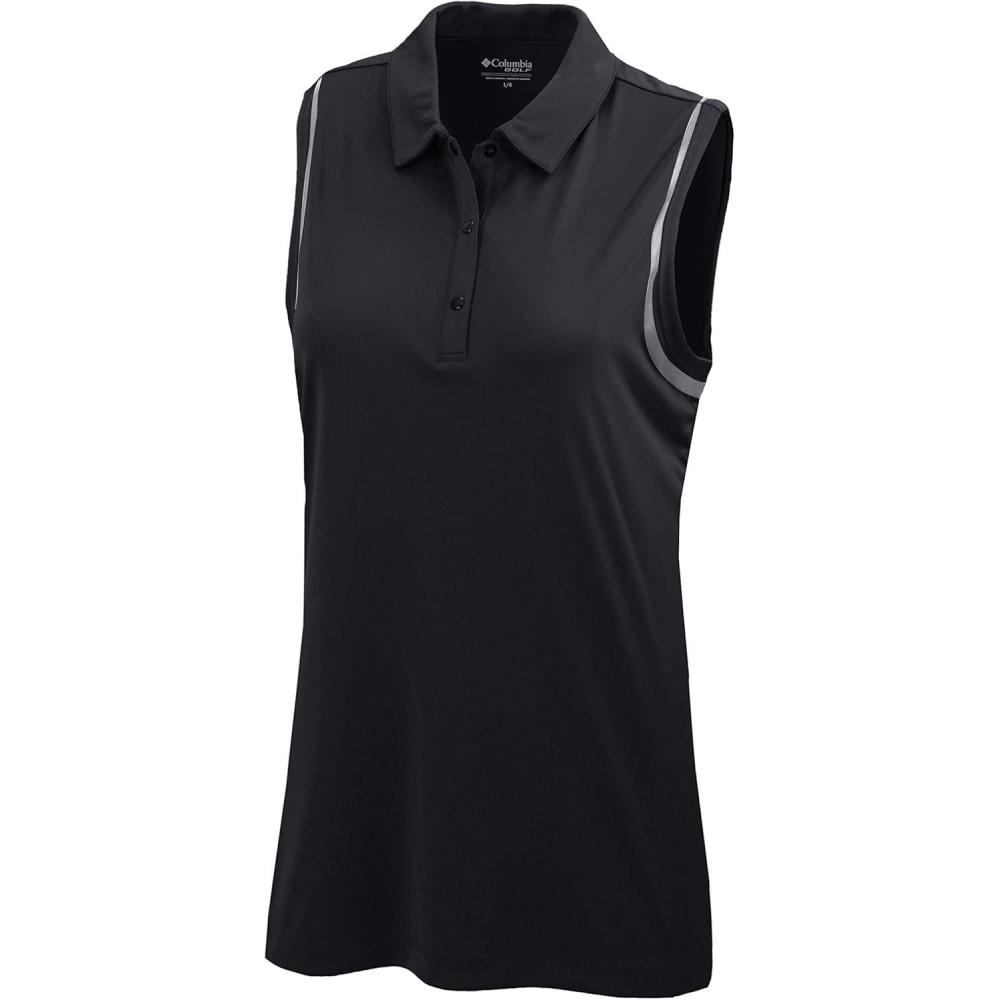 imageColumbia Golf Womens OmniWick Bright Lights TankBlack With Cool Grey