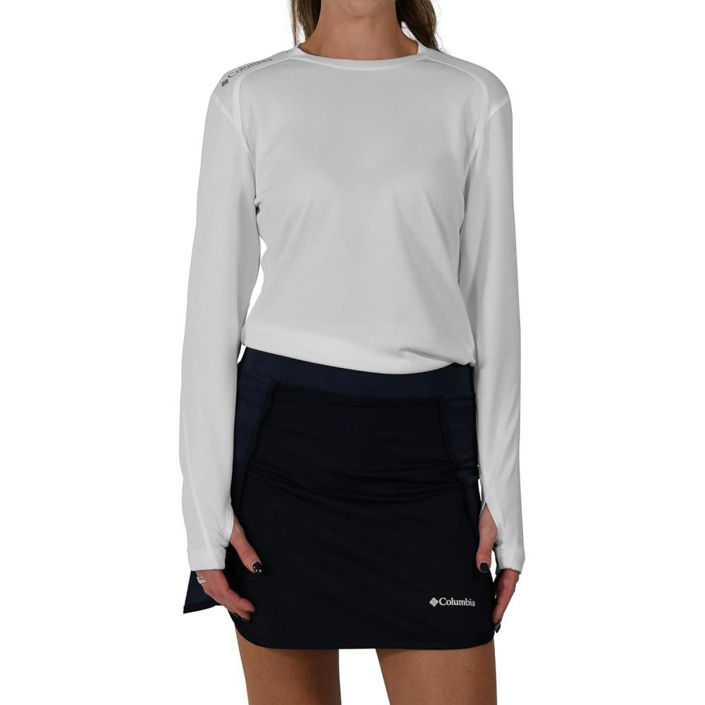 imageColumbia Golf Womens OmniWick Shotgun Long SleeveWhite