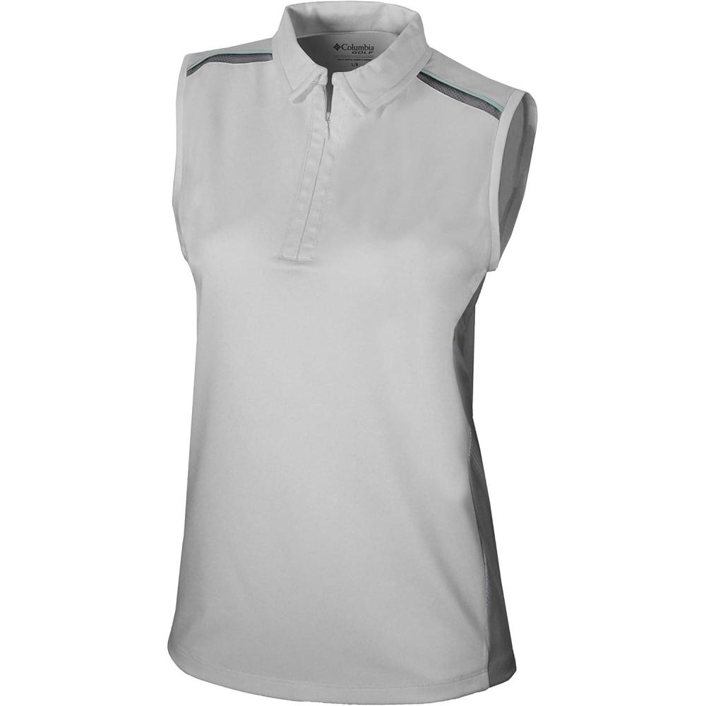imageColumbia Golf Womens OmniWick Whistle Wind TankWhite W Icy Morn