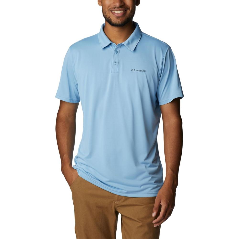 imageColumbia Mens Columbia Hike PoloHiking ShirtJet Stream