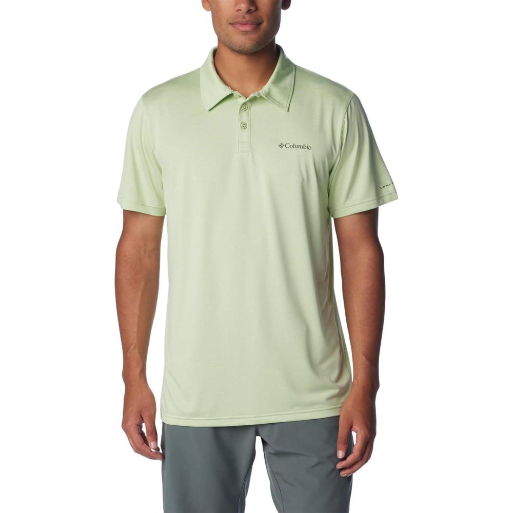 imageColumbia Mens Columbia Hike PoloHiking ShirtSage Leaf Heather