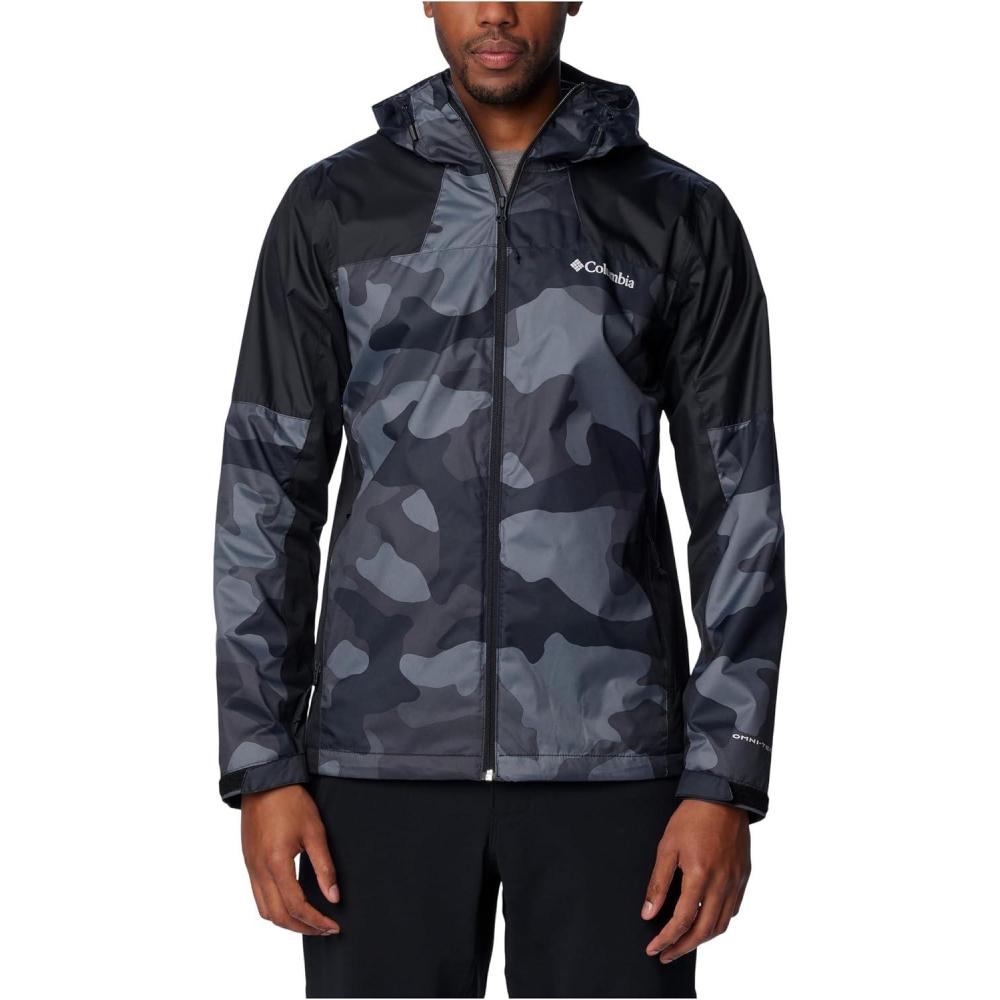 imageColumbia Mens Inner Limits III Waterproof Rain JacketBlack Mod Camo PrintBlack