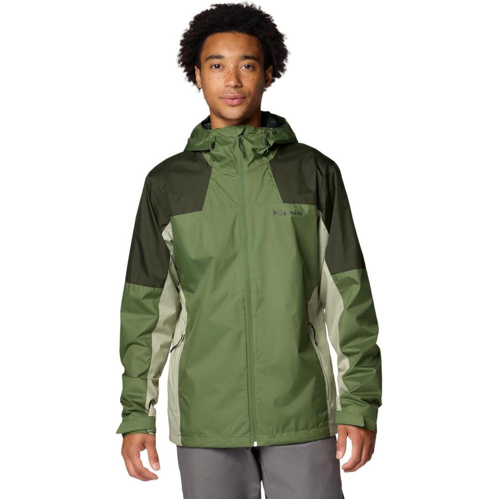 imageColumbia Mens Inner Limits III Waterproof Rain JacketCanteenGreenscapeSafari