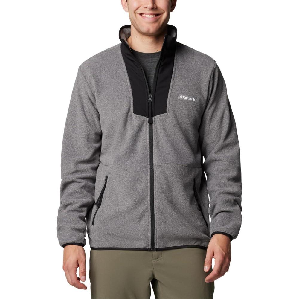 imageColumbia Mens Sequoia Grove Full Zip FleeceCity Grey HeatherBlack