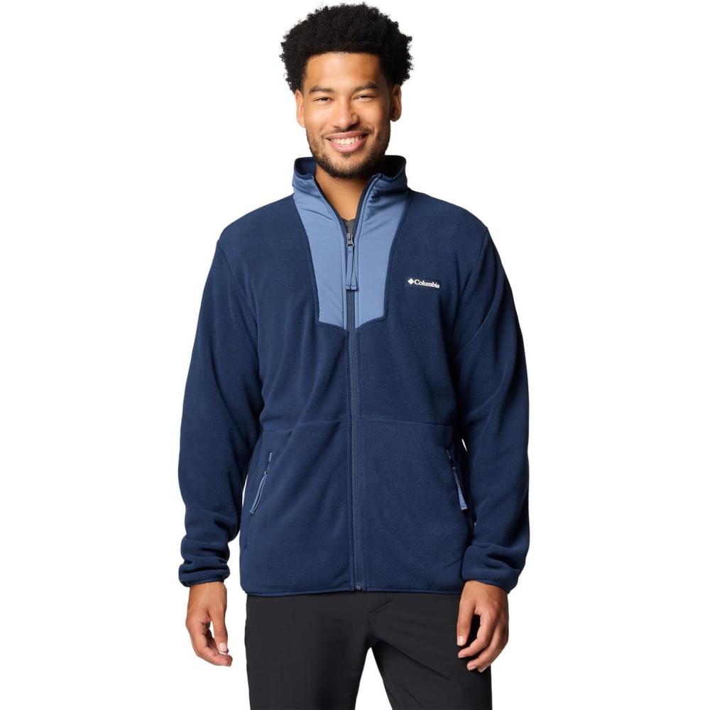 imageColumbia Mens Sequoia Grove Full Zip FleeceCollegiate NavyDark Mtn