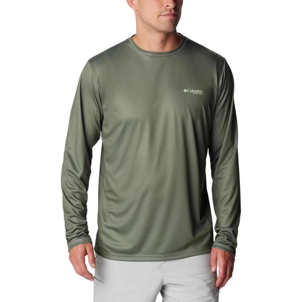 imageColumbia Mens Terminal Tackle PFG Tarpon Rise Long SleeveCypressTrout PrintAnadromous