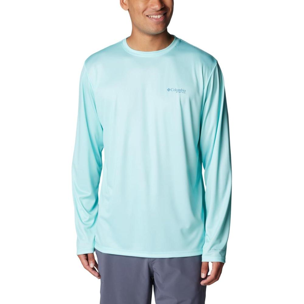 imageColumbia Mens Terminal Tackle PFG Tarpon Rise Long SleeveGulf StreamTarpon PrintSerenoa