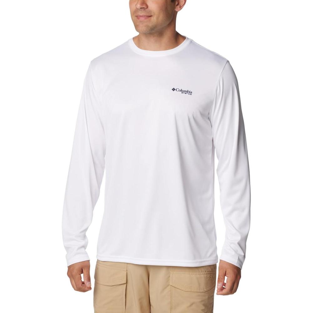imageColumbia Mens Terminal Tackle PFG Tarpon Rise Long SleeveWhiteTarpon PrintPalmeria