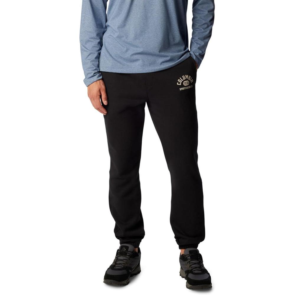 imageColumbia Mens Trek JoggerBlack College Life Mini Logo
