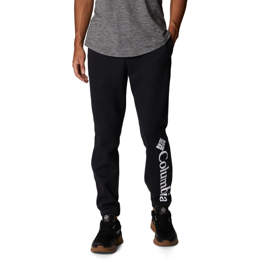 imageColumbia Mens Trek JoggerBlack  White Vertical Logo