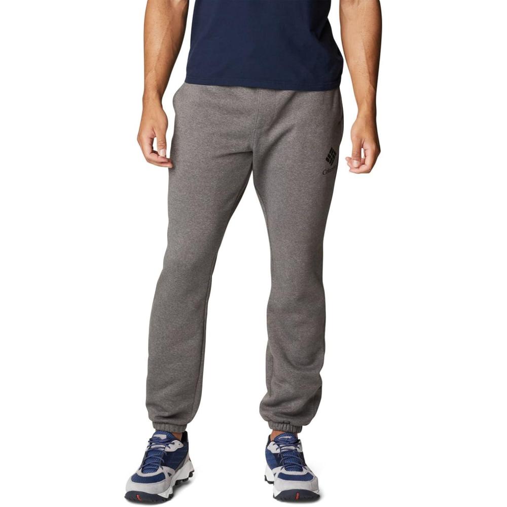 imageColumbia Mens Trek JoggerCharcoal HeatherBlack Stacked Gem