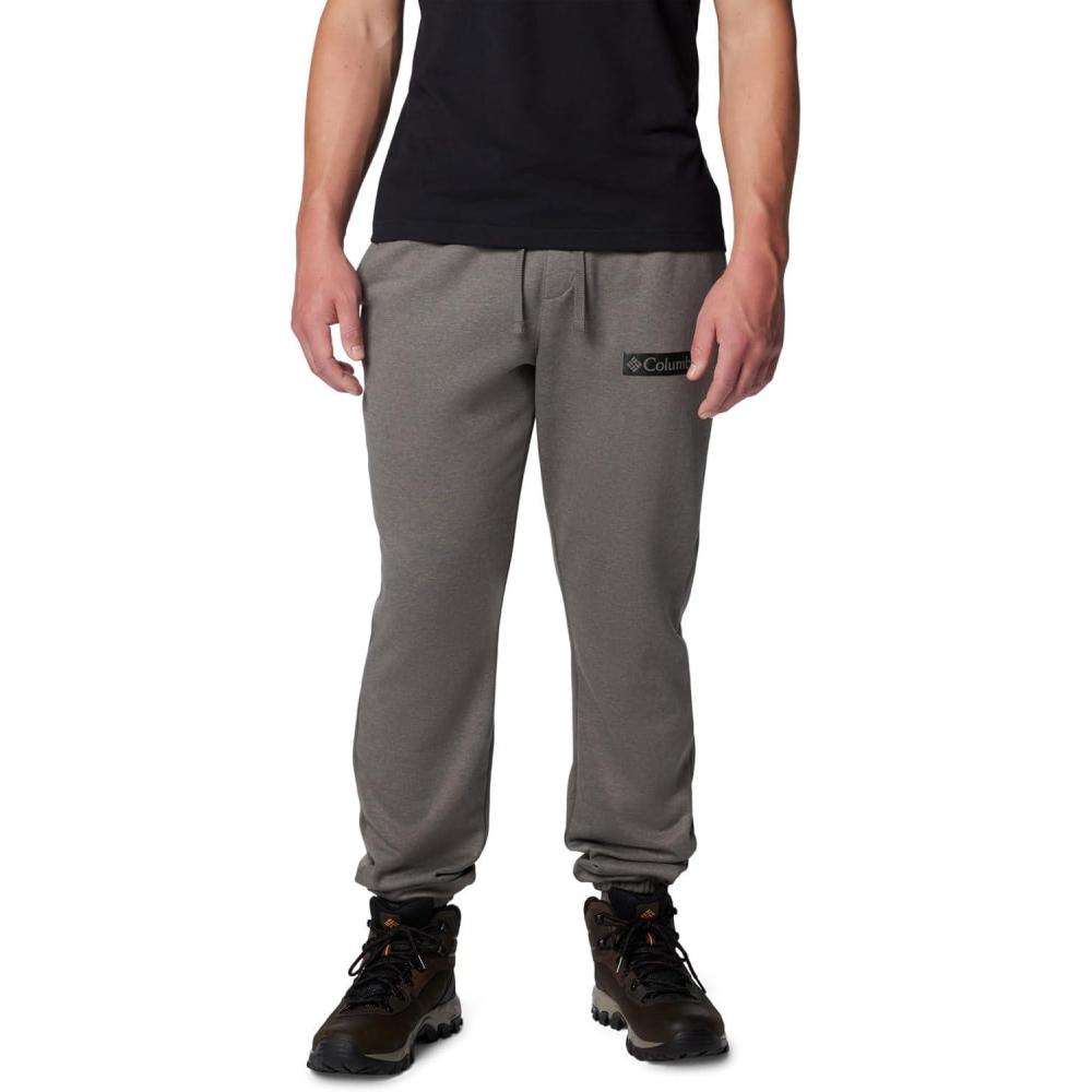 imageColumbia Mens Trek JoggerCharcoal HeatherPuff Box Gem Logo